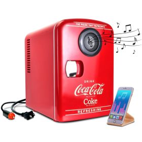 Coca Cola Personal Fridge with Wi-Fi Speakers