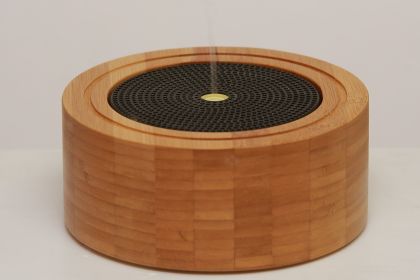 Ultrasonic Aroma Diffuser/Humidifier, bamboo base