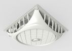 16" DC-Motor Drop Ceiling Fan