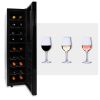 18 Bottle Dual Zone Wine Chiller  2 X 9