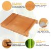 Bamboo Cutting Board with Sliding Draw Tray BPA-free Anti-bacterial Chopping Board