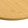 Chopping Boards 6 pcs Ø11.8"x0.6" Bamboo