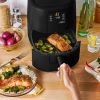 3 Qt Air Fryer with TurboCrisp Technology, Black Sesame by Drew Barrymore